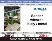 SIGNAL - WIESZAK SANDER BIAŁY METAL 